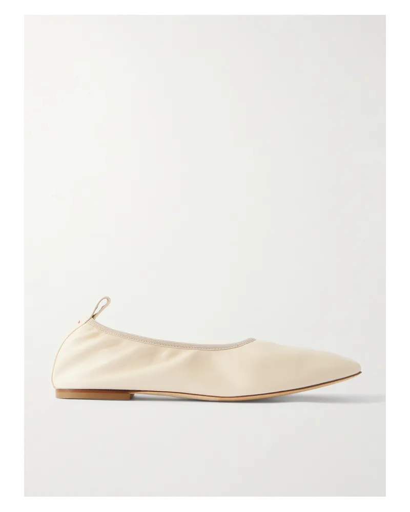 aeyde Nomi Ballerinas Aus Leder - Creme Creme