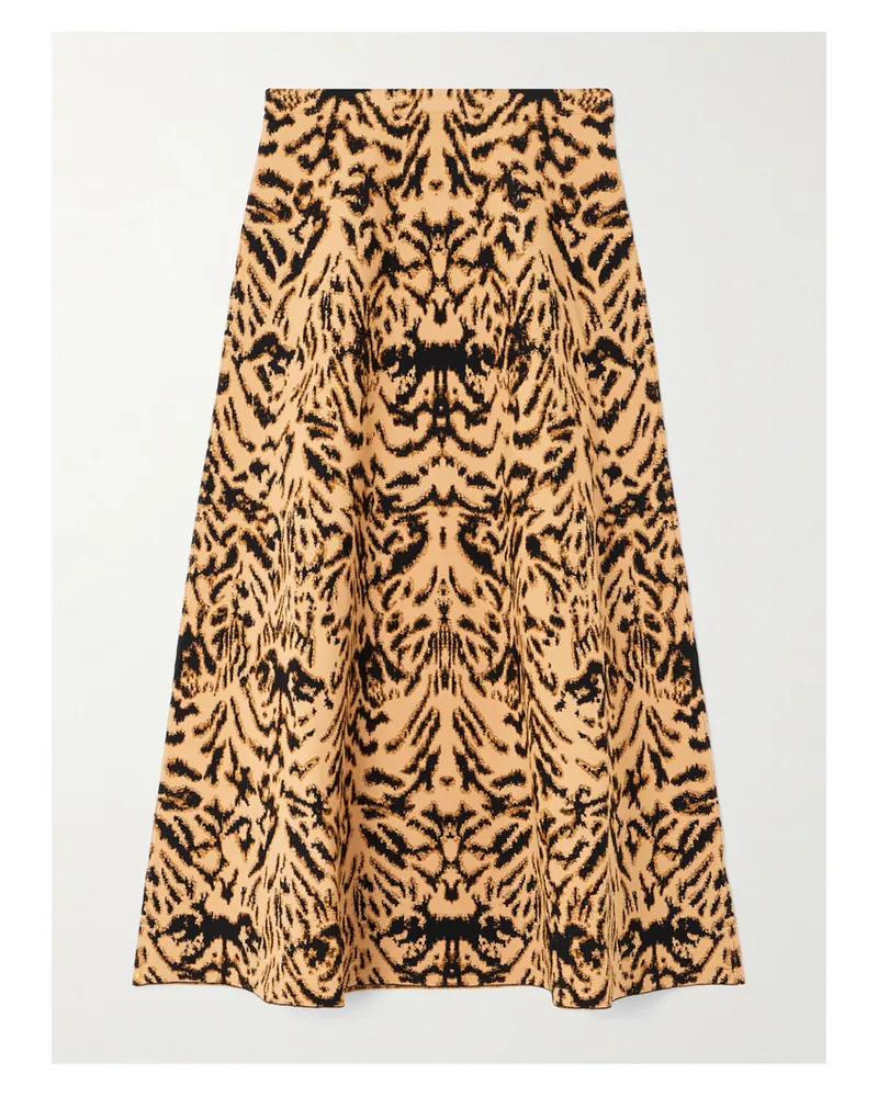 Ulla Johnson Lani Midirock Aus Jacquard-strick - Mehrfarbig Mehrfarbig