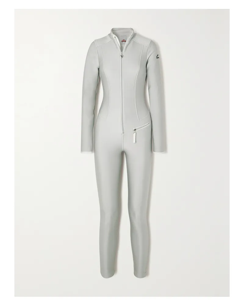 Jet Set Racer Glam Metallic-skianzug - Silber Silber