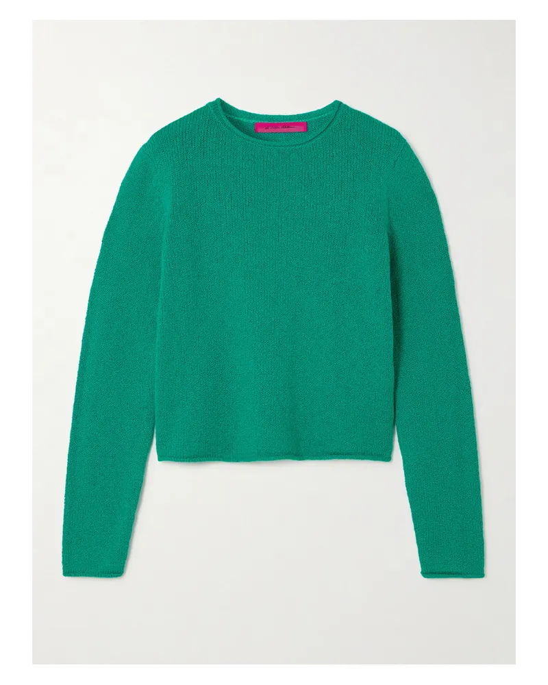 The Elder Statesman Strickpullover Aus Baumwolle - Blau Blau