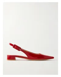 Gianvito Rossi Tokio 20 Slingback-schuhe aus Leder Rot