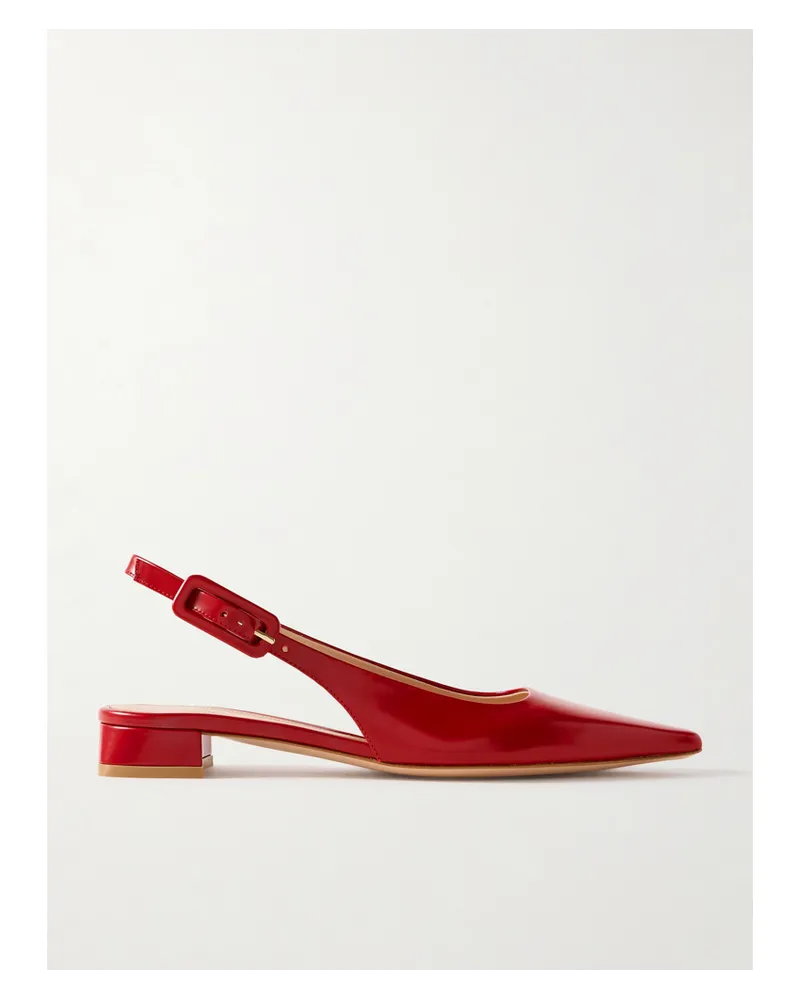 Gianvito Rossi Tokio 20 Slingback-schuhe aus Leder Rot