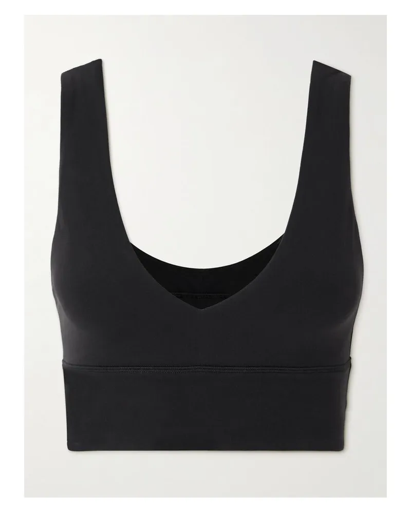 LULULEMON Yoga Align™ V-neck Sport-bh Aus Nulu™-material - Schwarz Schwarz