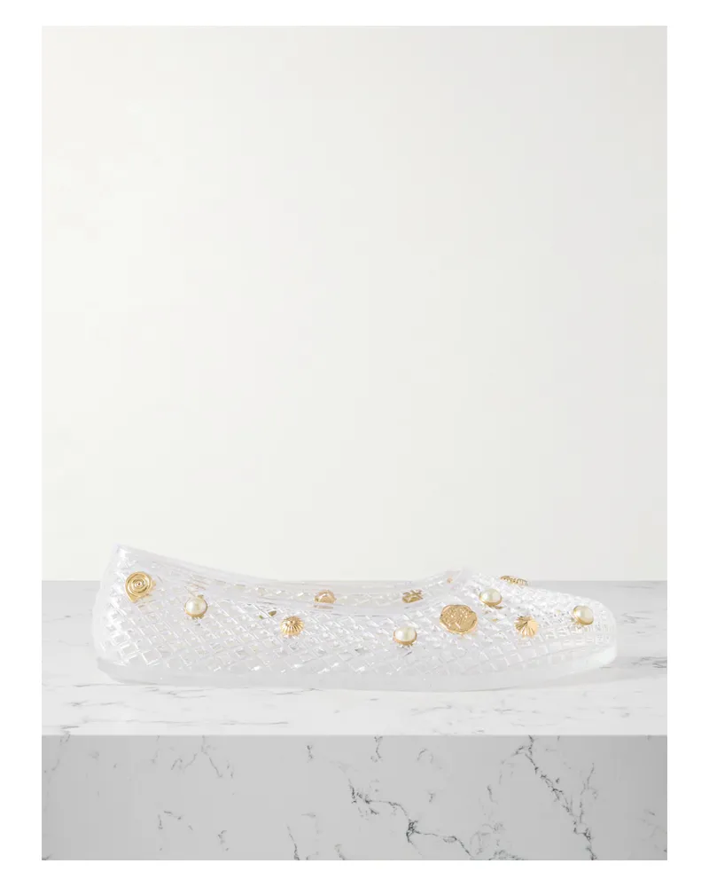 Ancient Greek Sandals Iro Ballerinas Aus Gummi Mit Verzierungen - Neutral Neutral