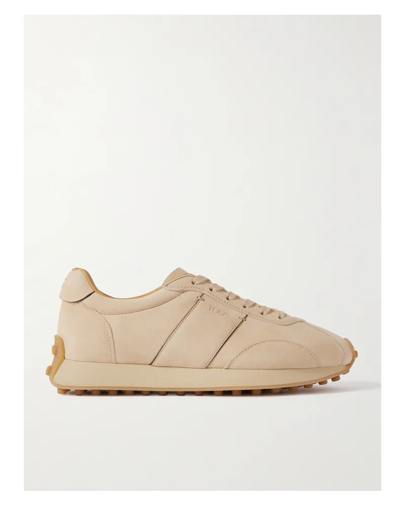 TOD'S Sportivo Active Sneakers Aus Veloursleder Mit Lederbesätzen - Braun Braun