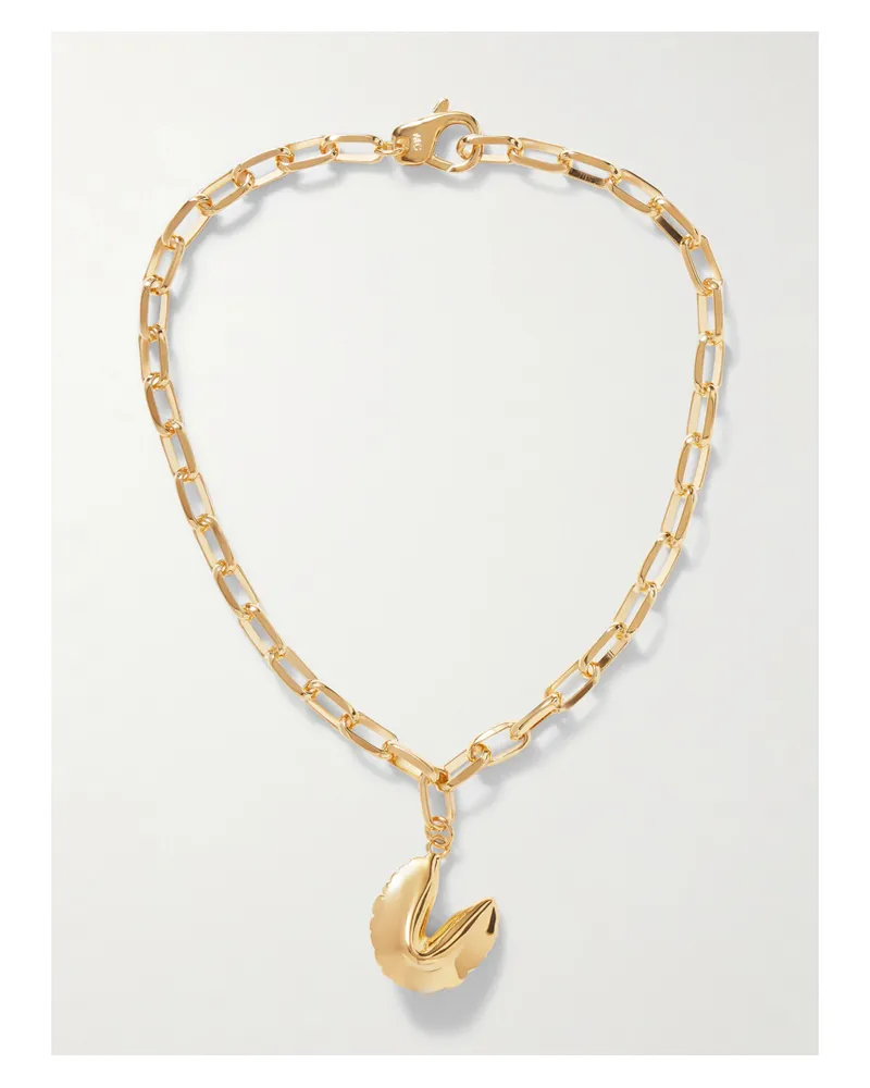 Martha Calvo Good Fortune Vergoldete Kette Gold