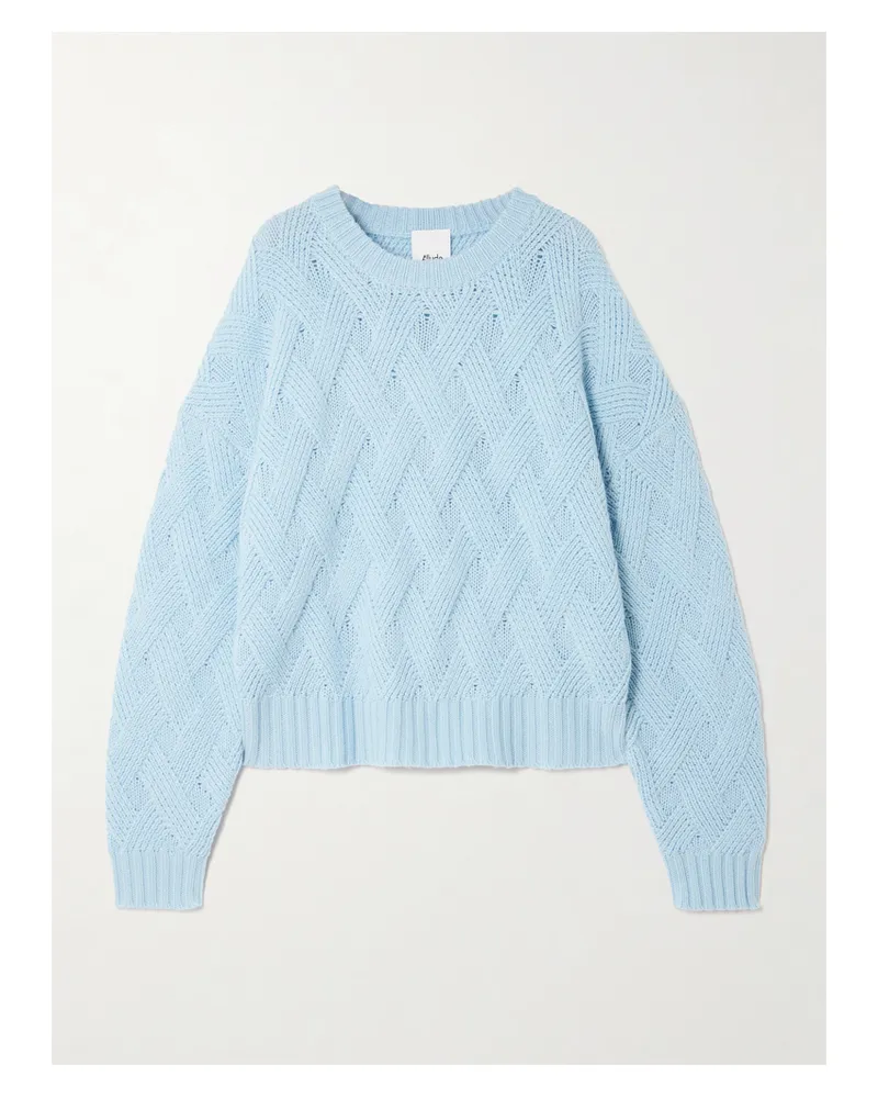 ALLUDE Pullover Aus Einer Woll-kaschmirmischung - Blau Blau