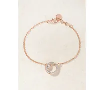 Together Armreif Aus Rhodiniertem 18 Karat Roségold Mit Diamanten