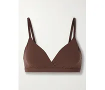 Fits Everybody Crossover Bralette – Cocoa – Soft-bh - Braun