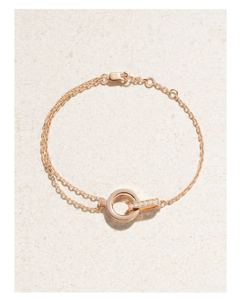 Repossi Berbère Module Armband Aus 18 Karat Roségold Mit Diamanten Gold