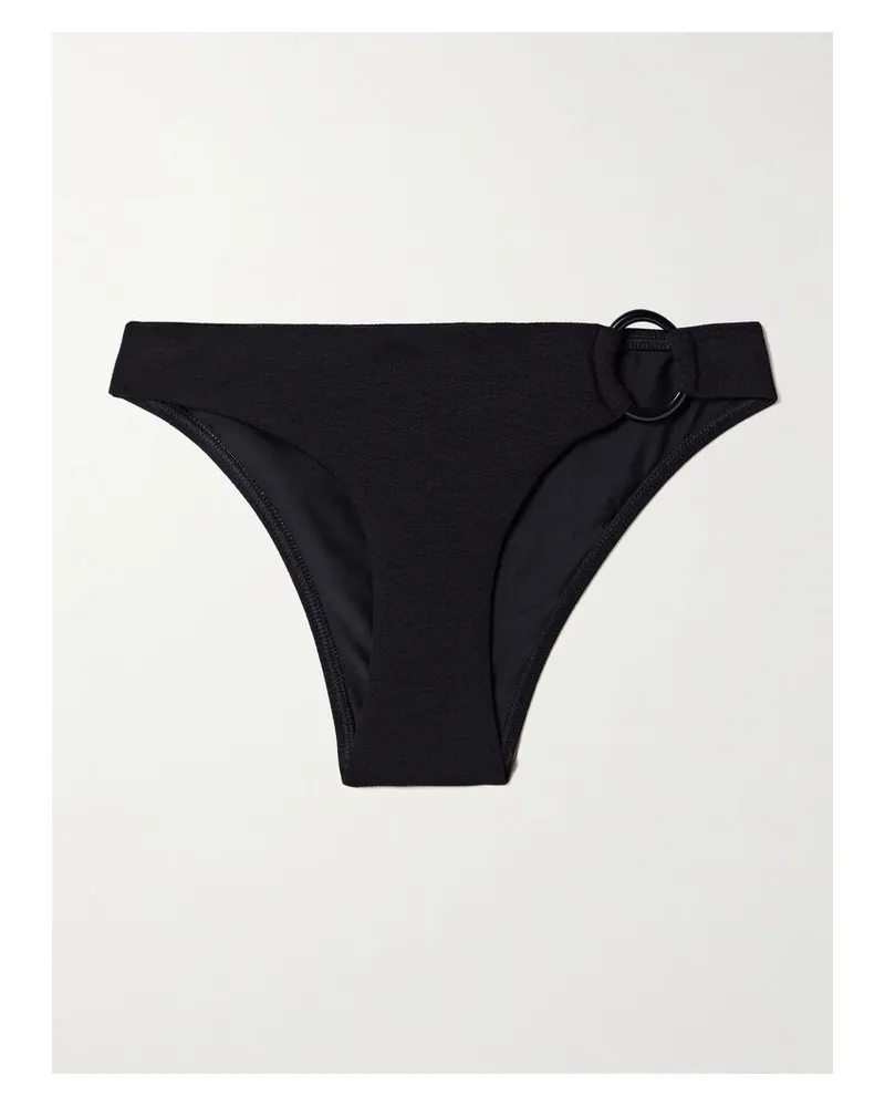 Matteau Bikini-höschen Aus Recyceltem Stretch-material Mit Verzierung - Schwarz Schwarz