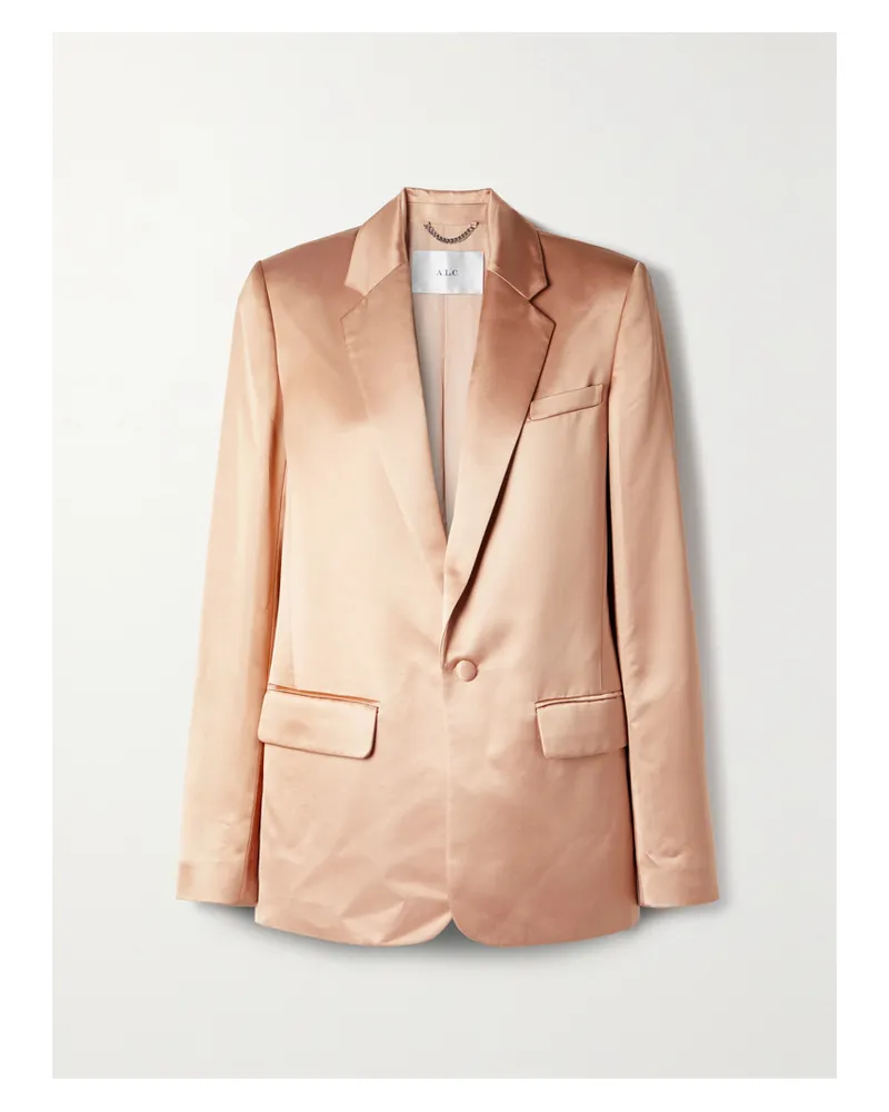 A.L.C. Dakota Blazer Aus Satin - Pink Pink