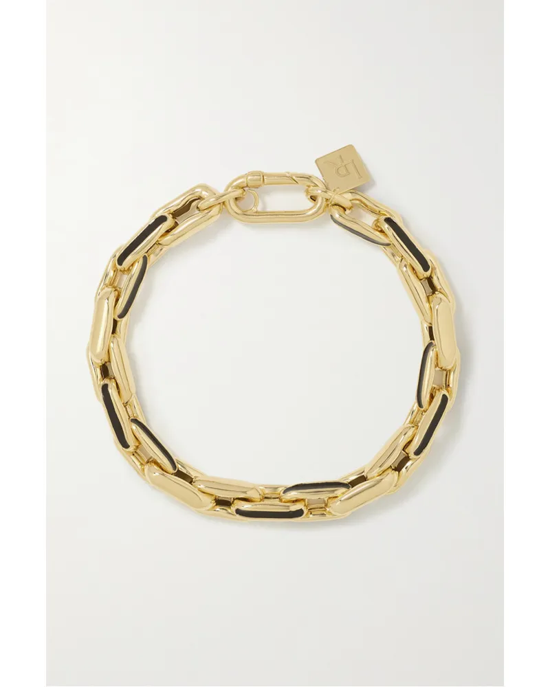 Lauren Rubinski Small Armband aus 14 Karat  mit Emaille Gold