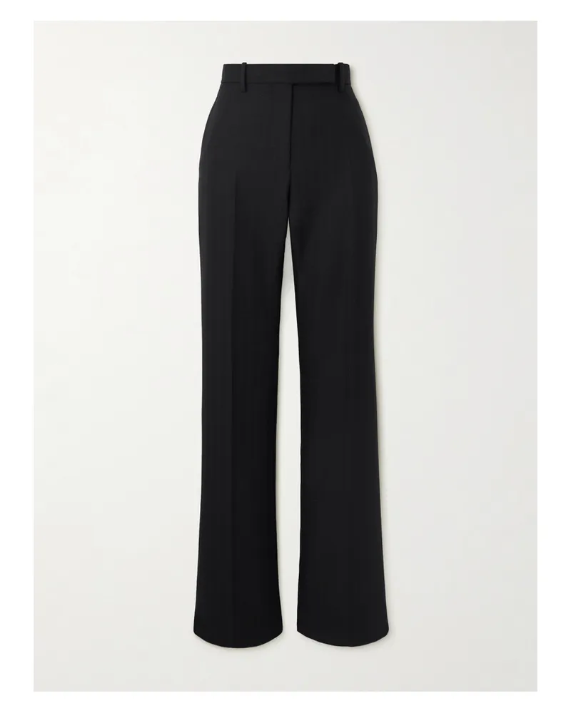 Tom Ford Hose Mit Geradem Bein Aus Wolle Mit Fischgratmuster - Schwarz Schwarz