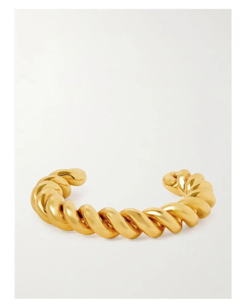 UNCOMMON MATTERS Twist Armspange Aus Gold-vermeil Gold