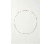 Perlenkette mit Details aus 14 Karat