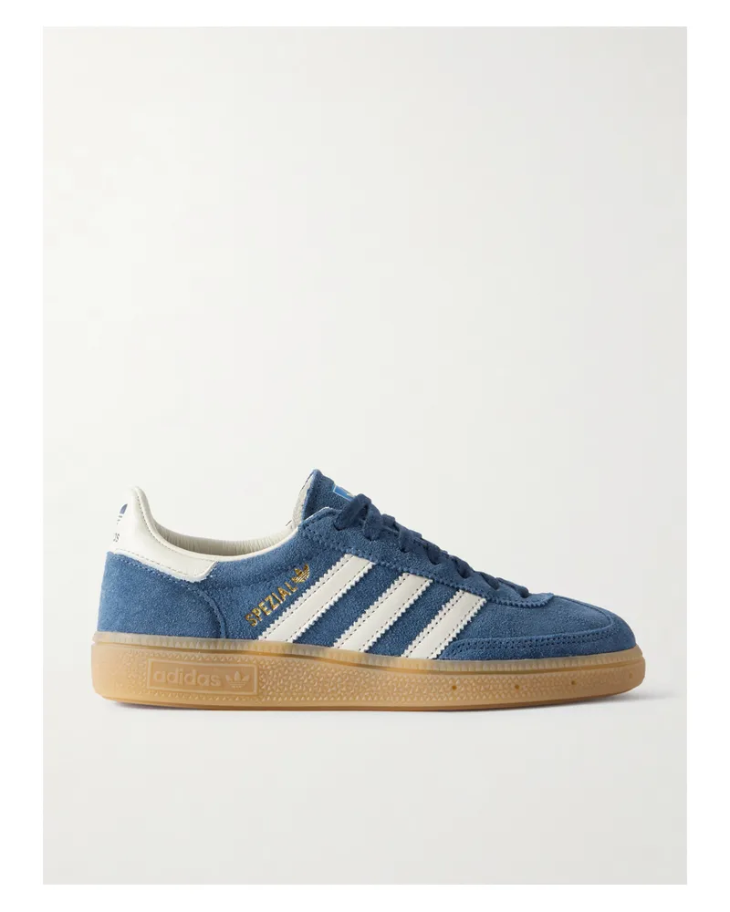 adidas Handball Spezial Sneakers Aus Veloursleder Mit Lederbesätzen - Blau Blau