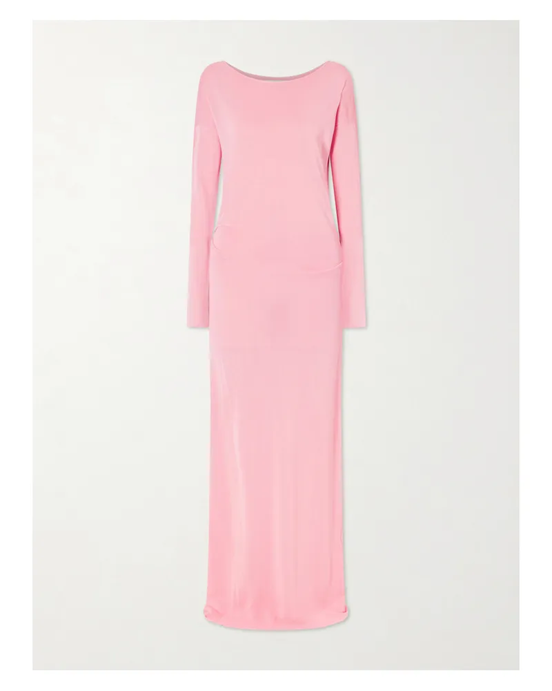 TOVE Nicolette Jersey Maxi Dress - Pink Pink