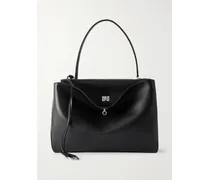Rodeo Large Leather Shoulder Bag - Black