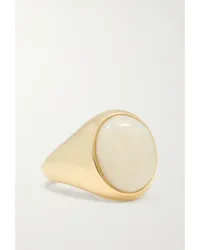 Andrea Fohrman Ring aus 14 Karat Gold mit Opal Creme