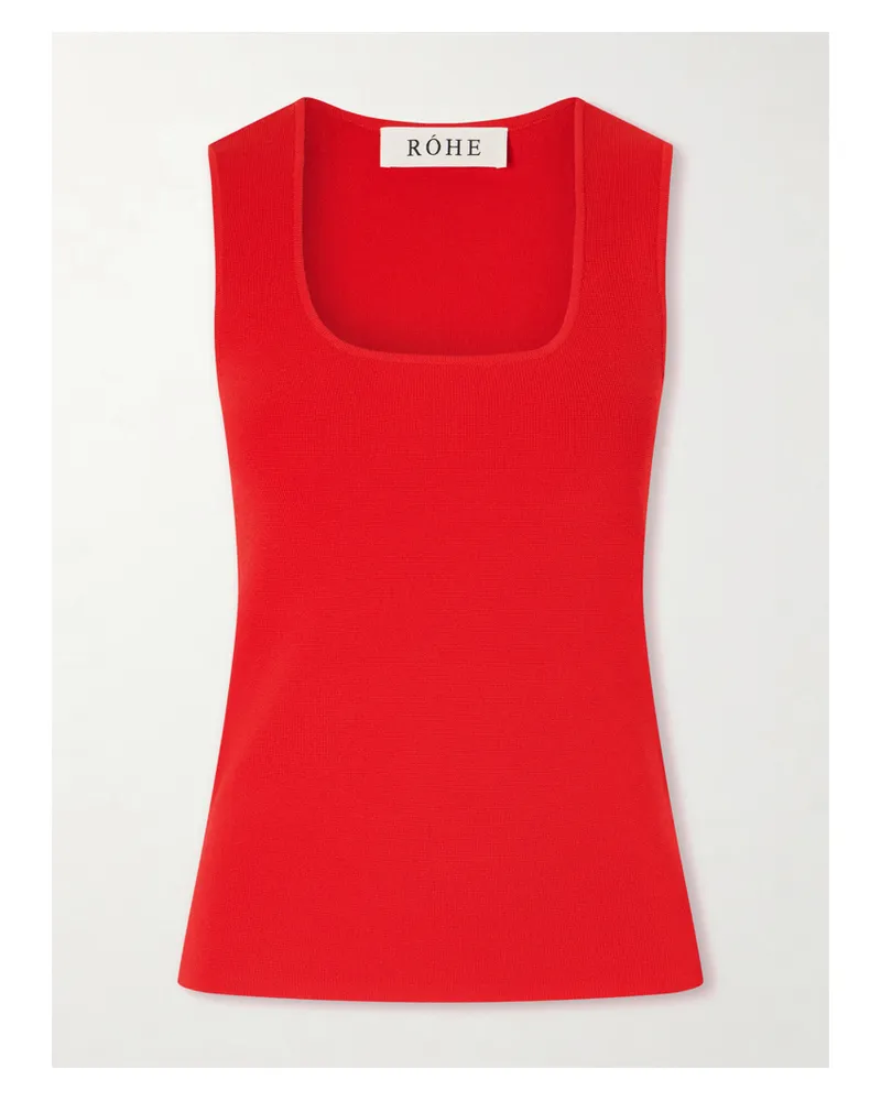 Róhe Claire Tanktop Aus Strick - Rot Rot