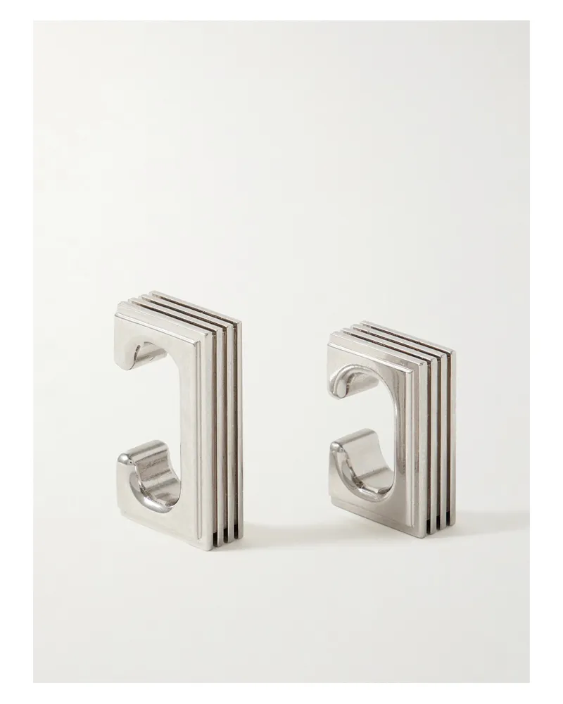 KHAITE Empire Set Aus Zwei Silberfarbenen Ear Cuffs Silber