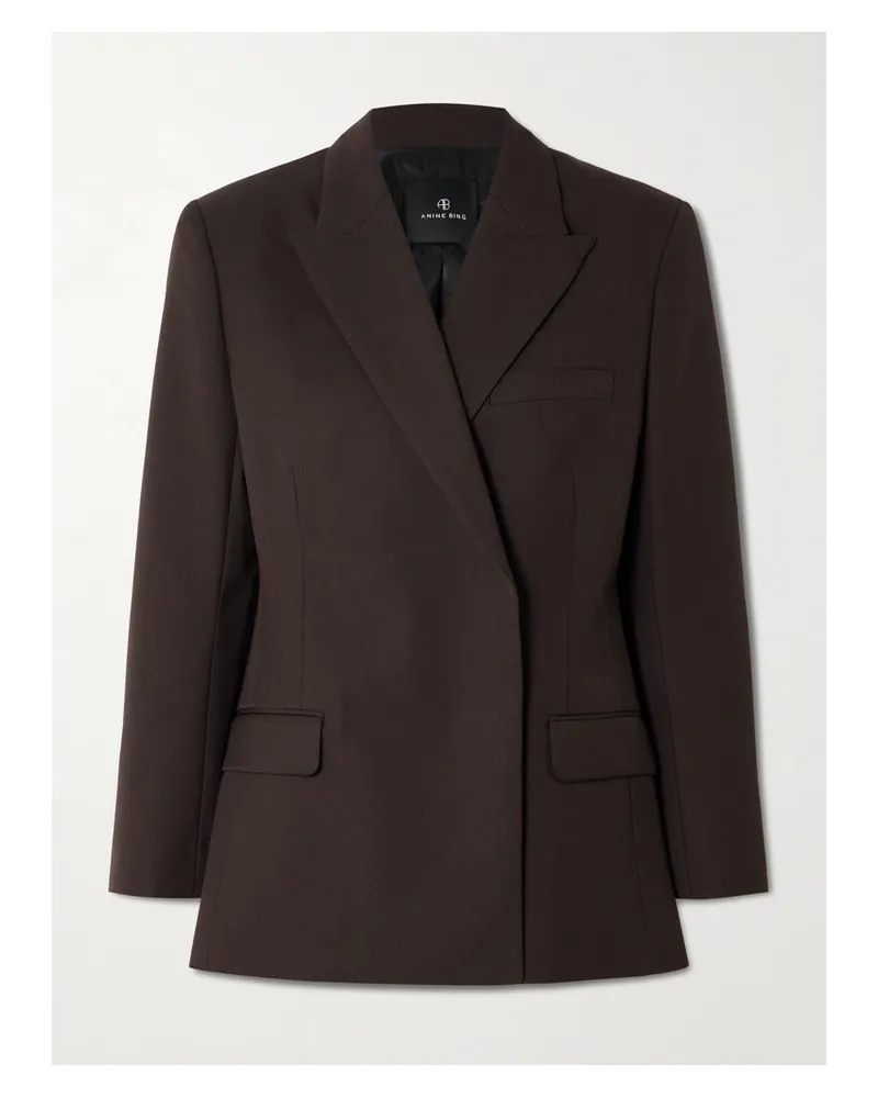 Anine Bing Blazer Aus Webstoff - Braun Braun