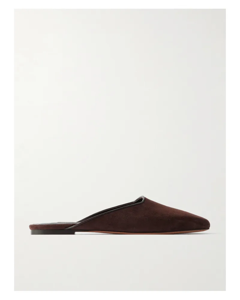 Emme Parsons Mules Aus Veloursleder - Braun Braun