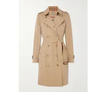 Chelsea Organic Cotton-gabardine Trench Coat - Neutrals