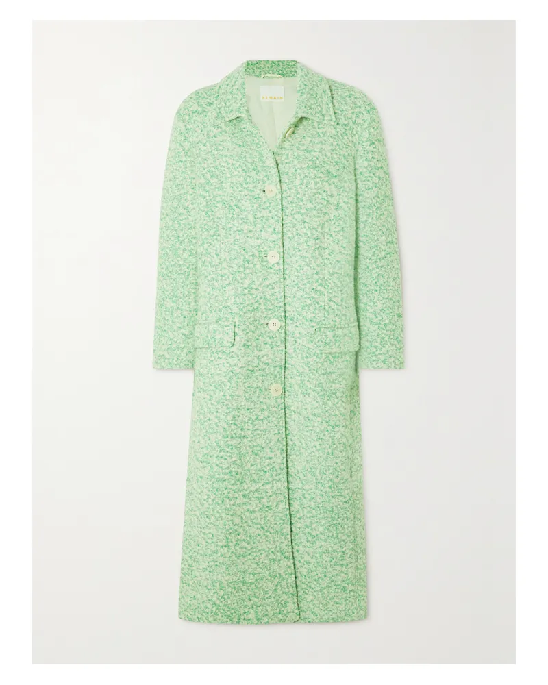 ROTATE Birger Christensen Rose Mantel Aus Bouclé - Grün Grün