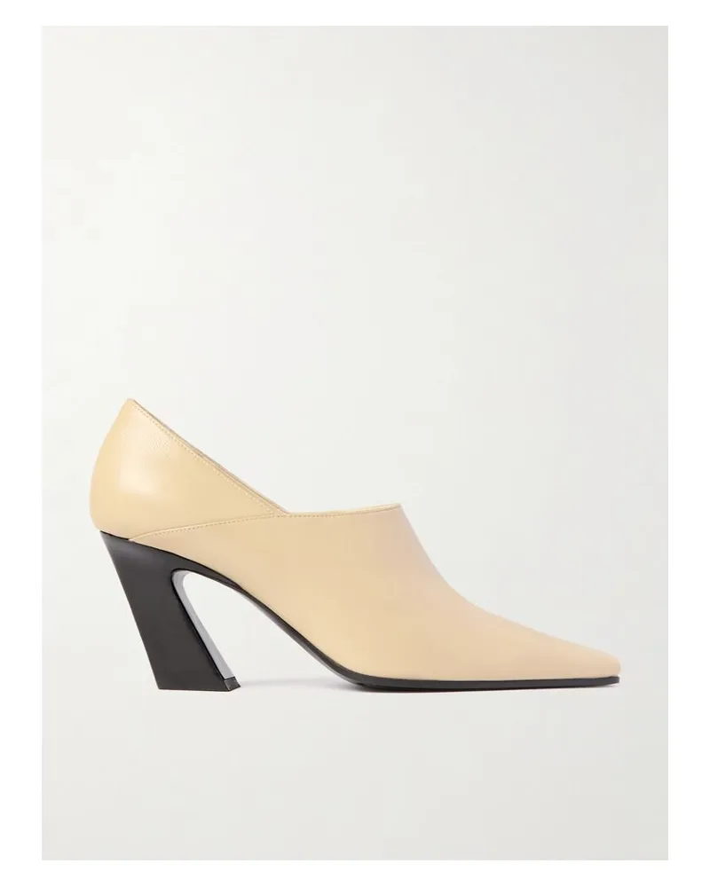 Bottega Veneta Banzai Pumps Aus Leder - Creme Creme