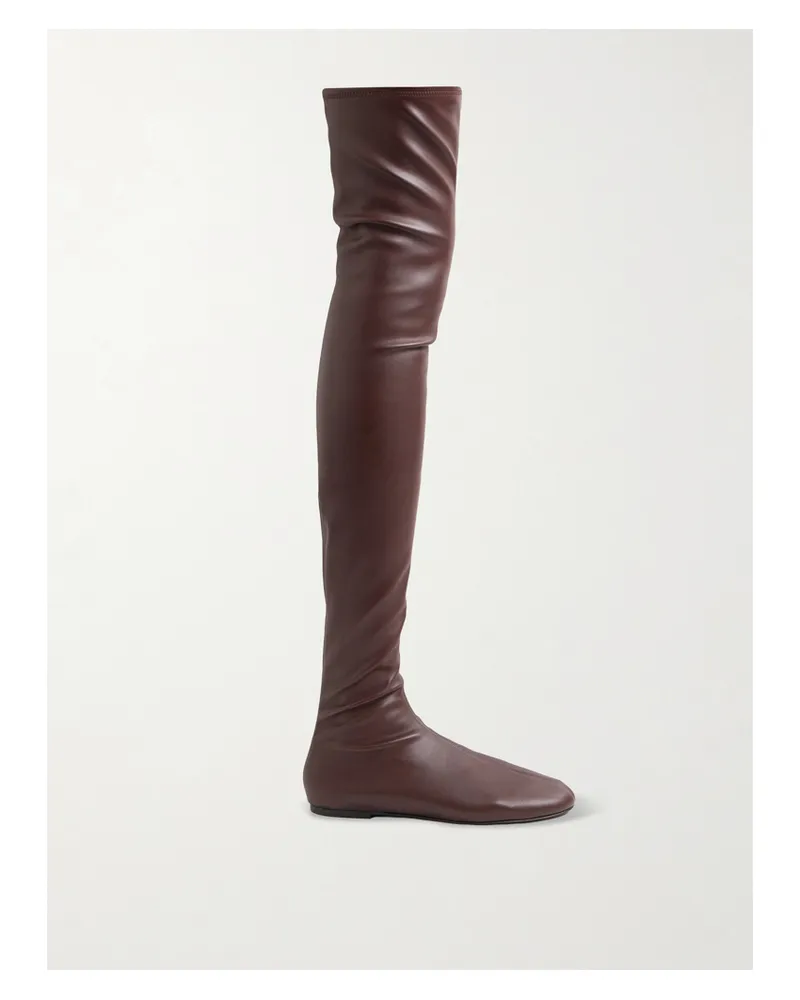 Proenza Schouler Tee Over-the-knee Boots - Burgundy Burgundy