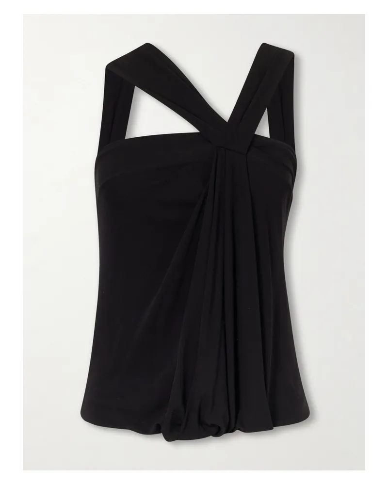 Isabel Marant Neya Jersey Top - Black Black