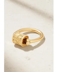 Marla Aaron Trundle Lock Ring aus 18 Karat Gold