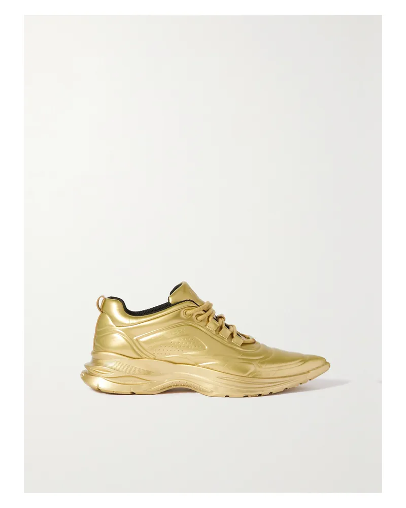 AZ FACTORY Sneakers Aus Neopren Und Mesh Mit Einklappbarer Fersenpartie - Gold Gold