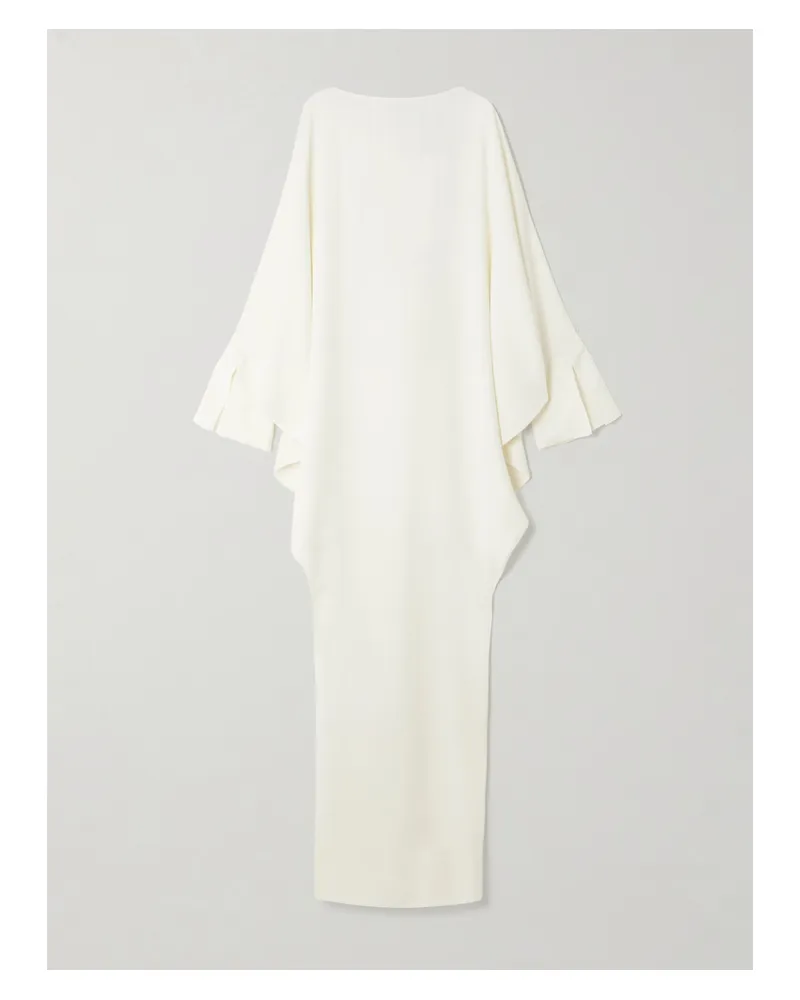 Taller Marmo Truman Robe Aus Crêpe Mit Volants - Creme Creme