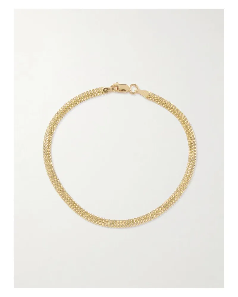 Loren Stewart Net Sustain Armband Aus Recyceltem 18 Karat Gold Gold