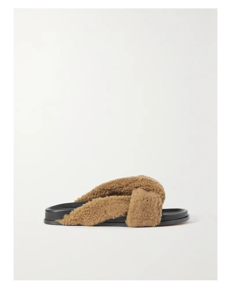 Emme Parsons Pantoletten Aus Shearling - Braun Braun