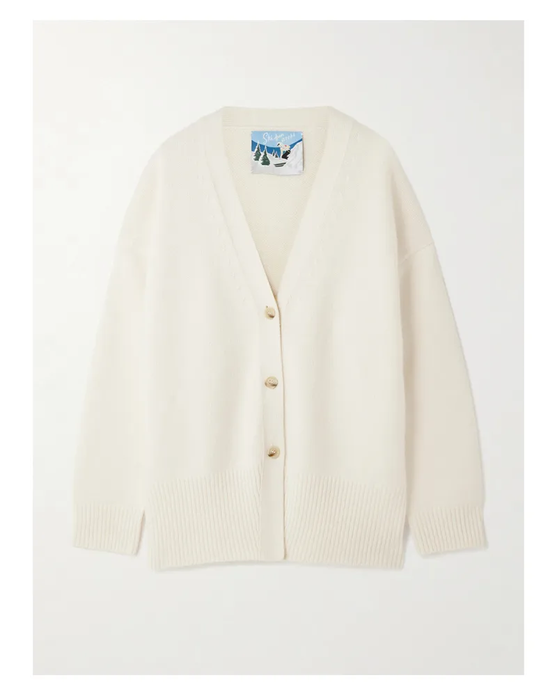 arch4 Elward Cardigan Aus Biokaschmir - Elfenbein Elfenbein