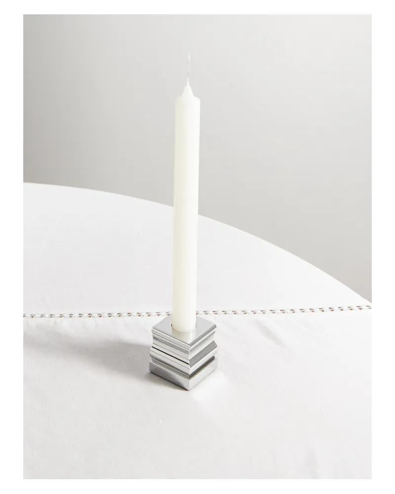 Christofle Mathias Kiss Kerzenständer Aus Aluminium - Silber Silber