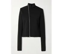 Gary Bikerjacke Aus Einer Wollmischung - Schwarz