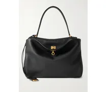 Rodeo Medium Textured-leather Shoulder Bag - Black