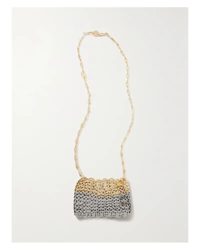 Paco Rabanne 1969 Skyline Nano Chainmail Shoulder Bag - Silver Silver