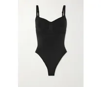 Seamless Sculpt Thong Bodysuit – Onyx – String-body - Schwarz