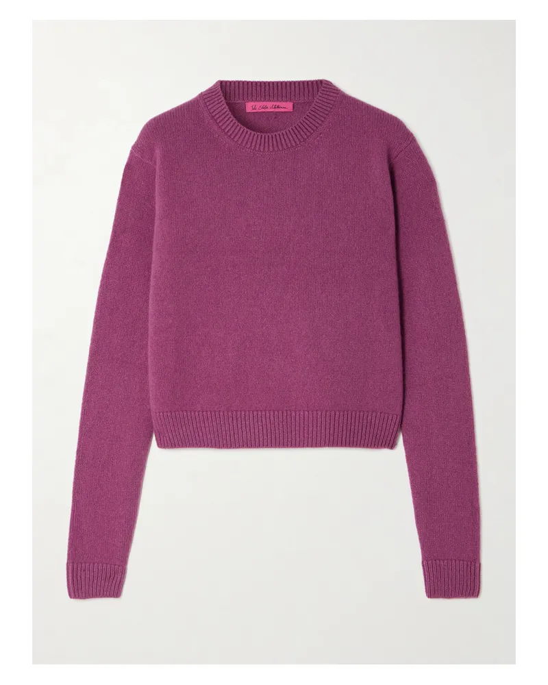 The Elder Statesman Cashmere Sweater - Purple Purple