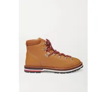 Blanche Schnürschuhe Aus Leder Mit Shearling-futter - Braun