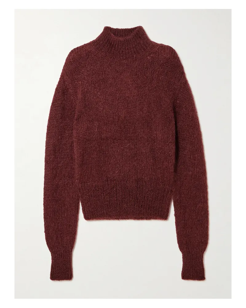 Dries van Noten Pullover Aus Einer Mohairmischung - Burgunder Burgunder