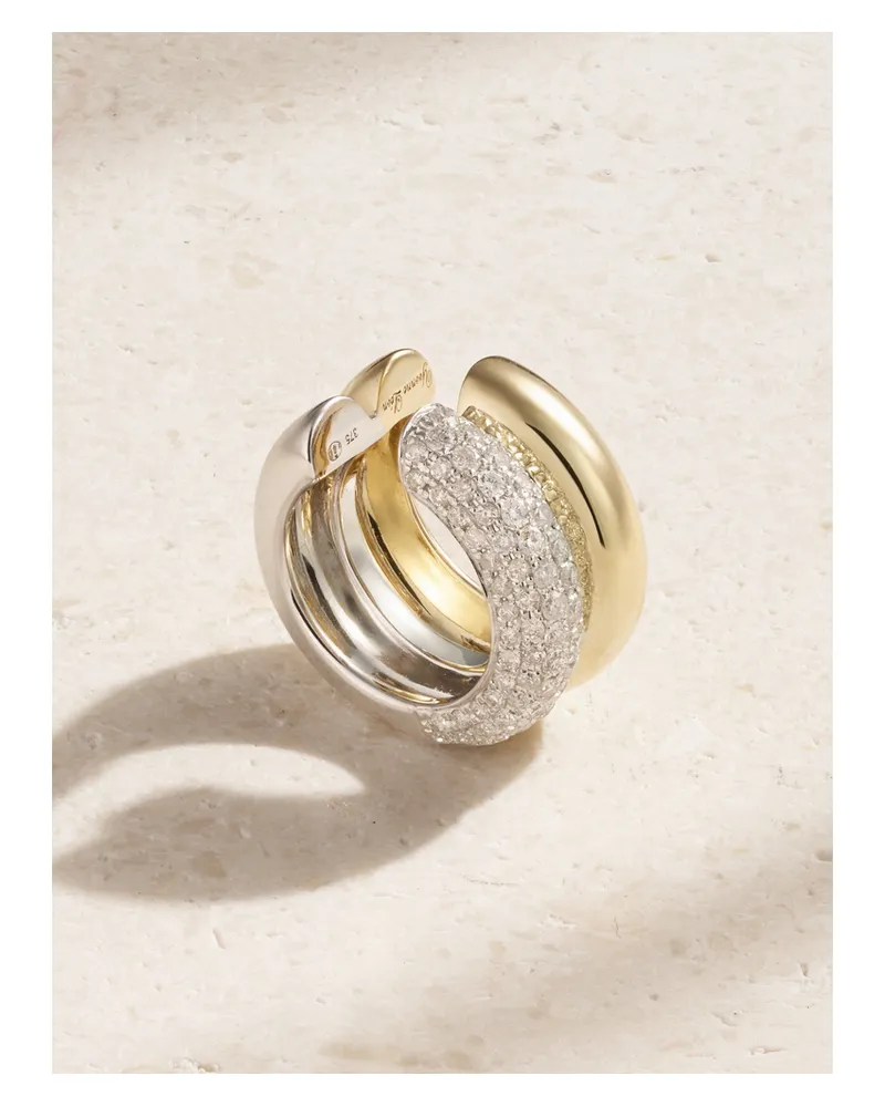 Yvonne Léon Ear Cuff Aus 9 Karat Gelb- Und Weißgold Gold