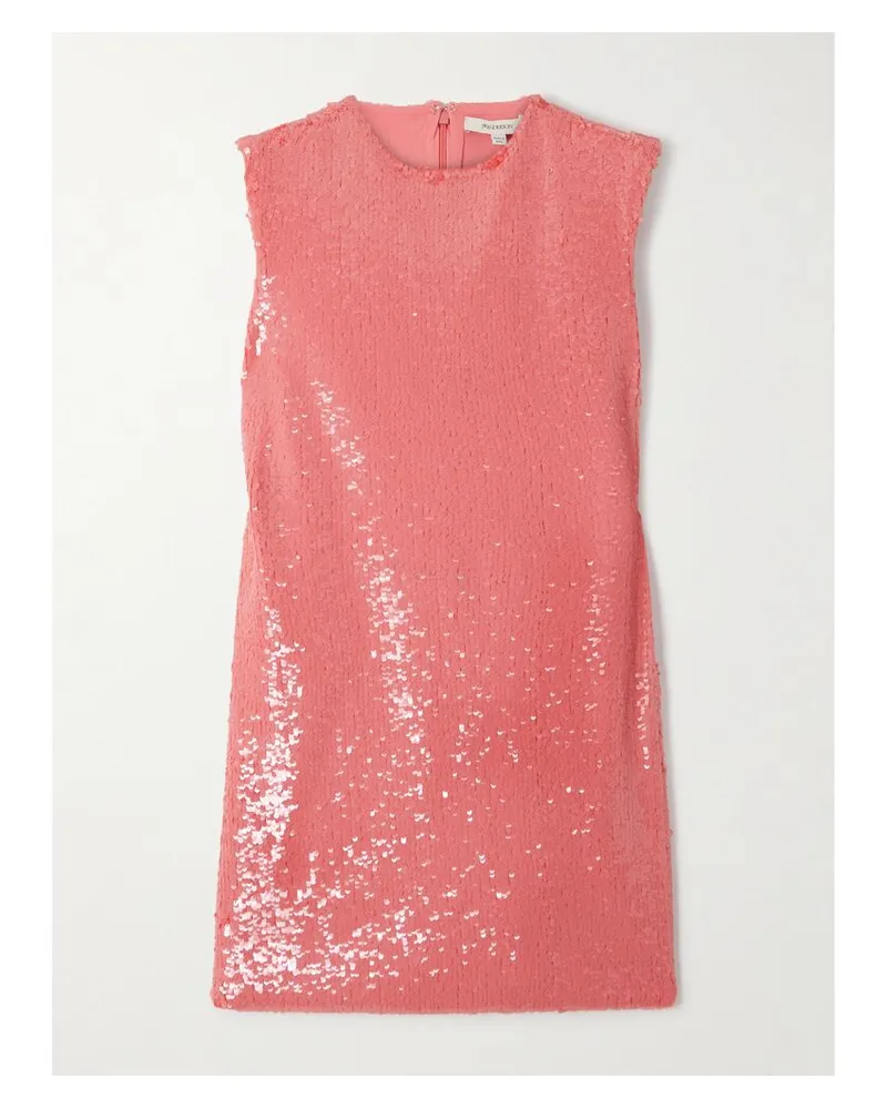 J.W.Anderson Minikleid Aus Baumwoll-jersey Mit Pailletten - Pink Pink