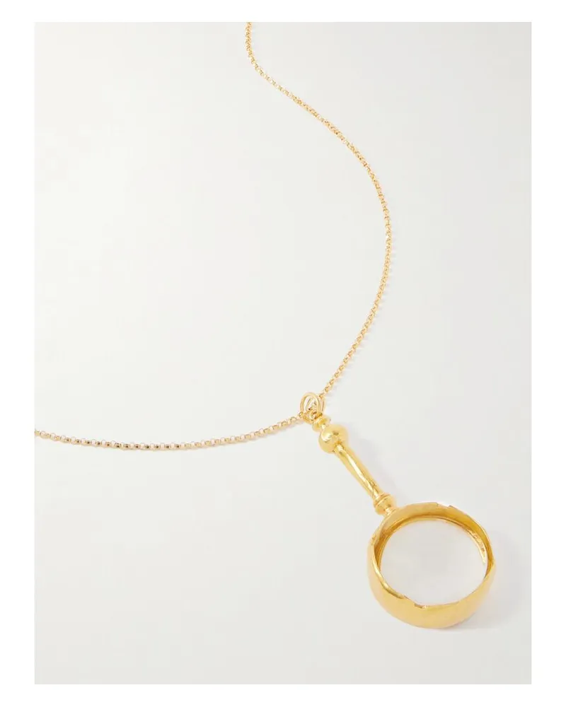 Alighieri The Poet's Lens Vergoldete Kette Aus Recycelter Bronze Gold